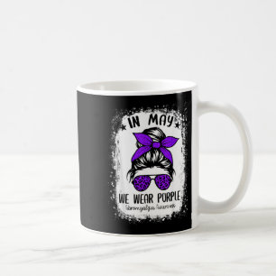 In May We Wear Purple Fibromyalgia Awareness Coffee Mug
