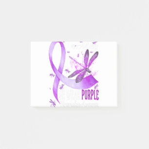 In May We Wear Purple Fibromyalgia Awareness Post-it Notes