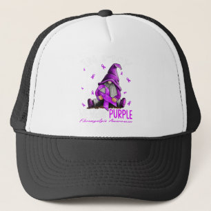 In May We Wear Purple For Fibromyalgia Awareness Trucker Hat