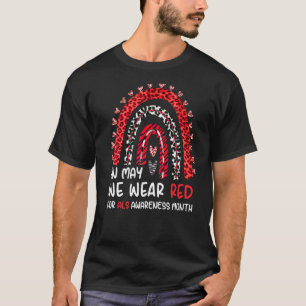 In May We Wear Red For Als Awareness T-Shirt