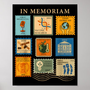 In Memoriam Equal Rights Science Women Rights Femi Poster