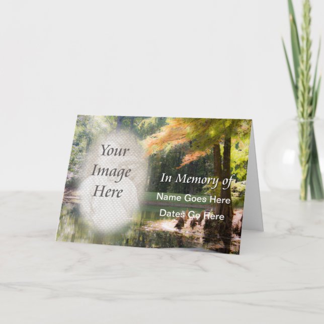 In Memoriam Notification Card (Front)