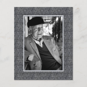 In Memoriam Remembrance Death Notice Photo Flyer