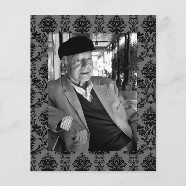 In Memoriam Remembrance Funeral Photo Flyer (Front)