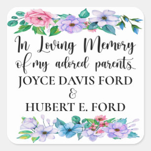 In Memoriam Sticker