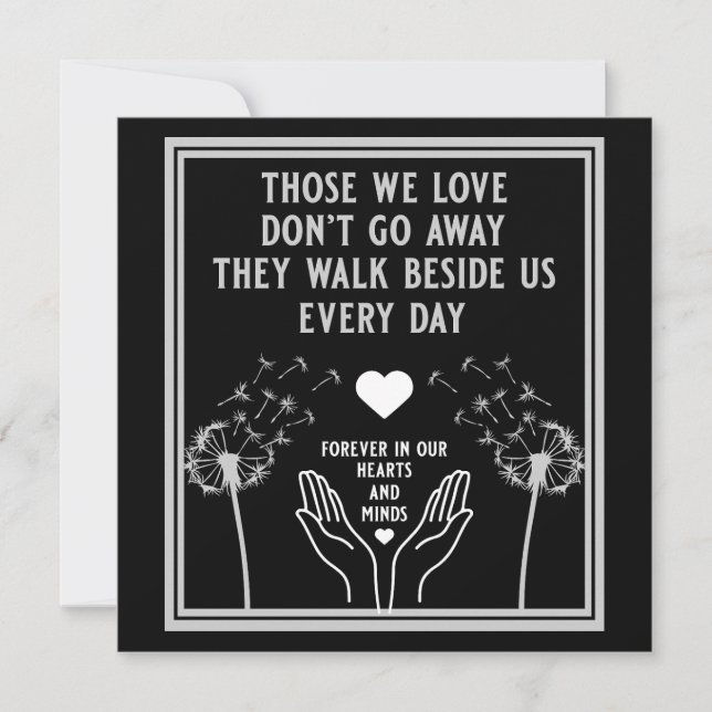 In Memory Bereavement And Loss Photo Print (Front)
