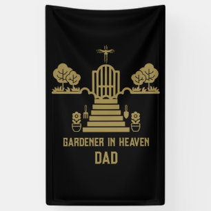 In Memory Bereavement Gardener Funeral Banner