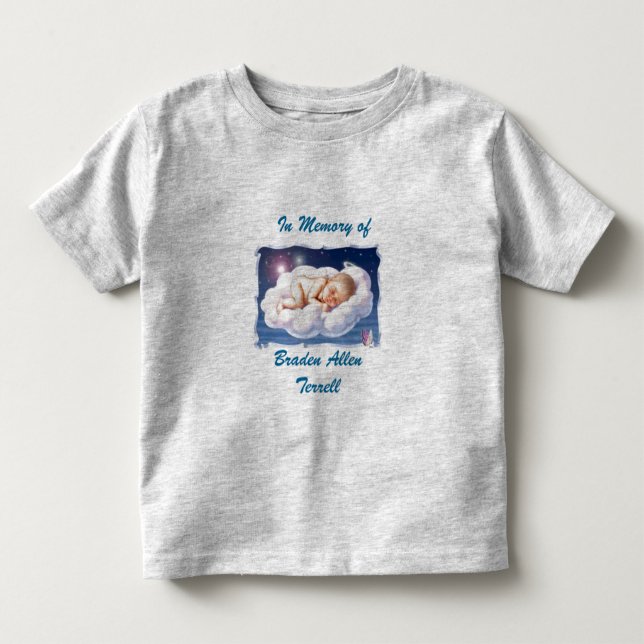 In Memory Braden Allen Terrell - Customised Toddler T-Shirt (Front)