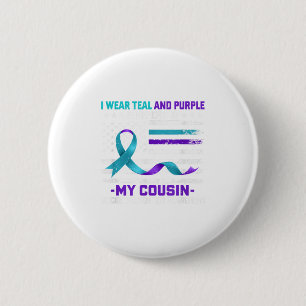 In Memory Cousin Suicide Awareness Prevention Amer 6 Cm Round Badge