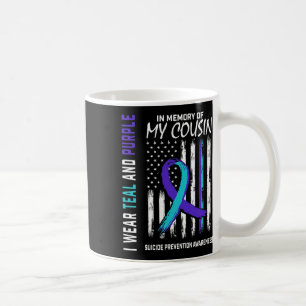 In Memory Cousin Suicide Awareness Prevention Amer Coffee Mug