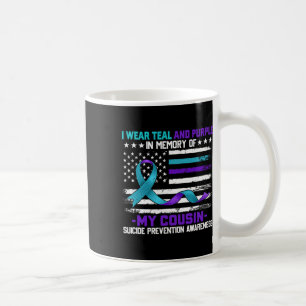 In Memory Cousin Suicide Awareness Prevention Amer Coffee Mug