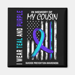 In Memory Cousin Suicide Awareness Prevention Amer Magnet