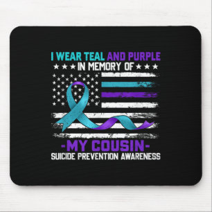 In Memory Cousin Suicide Awareness Prevention Amer Mouse Pad