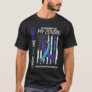 In Memory Cousin Suicide Awareness Prevention Amer T-Shirt