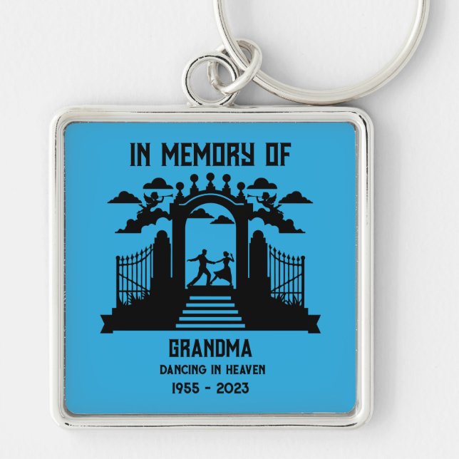 In Memory Dancers Funeral Key Ring (Front)