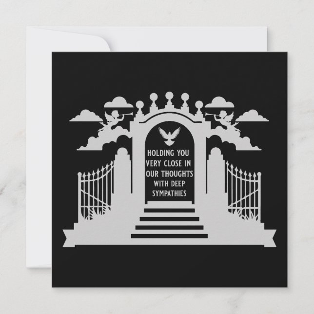 In Memory Funeral Gift Card (Front)