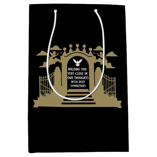 In Memory Funeral Gift Medium Gift Bag (Front)