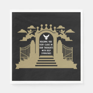 In Memory Funeral Gift Napkin