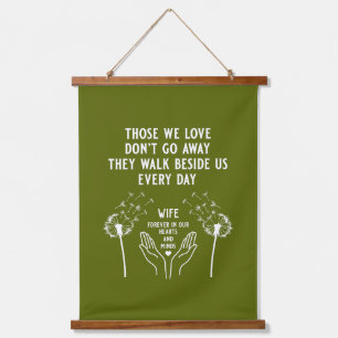 In Memory Funeral Reception Hanging Tapestry