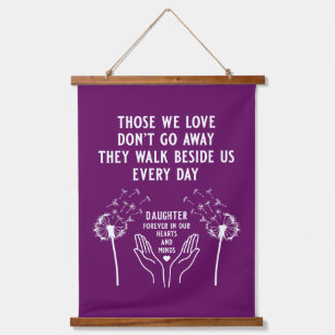 In Memory Funeral Reception Hanging Tapestry