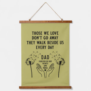 In Memory Funeral Reception Hanging Tapestry