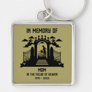 In Memory Gardeners Funeral Key Ring