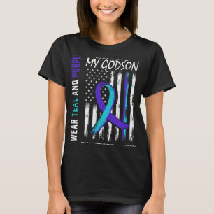 In Memory Godson Suicide Awareness Prevention Amer T-Shirt
