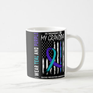 In Memory Grandpa Suicide Awareness Prevention Ame Coffee Mug