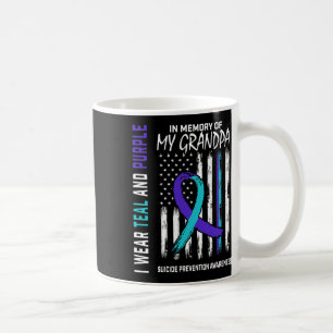 In Memory Grandpa Suicide Awareness Prevention Ame Coffee Mug