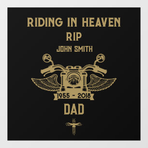In Memory Motorbike Rider Biker Funeral