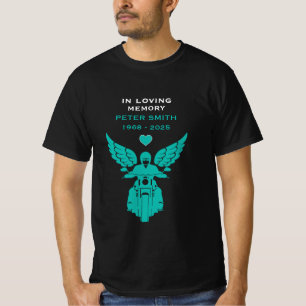 In Memory Motorbike Rider Biker Funeral T-Shirt