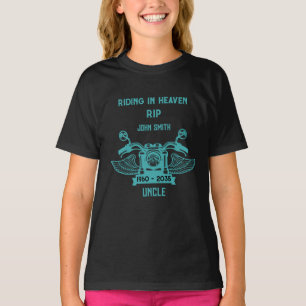 In Memory Motorbike Rider Biker Funeral T-Shirt