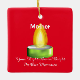 In Memory Of A Loved  One Ceramic Tree Decoration
