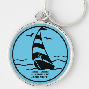 In Memory Of A Sailor Garden Key Ring