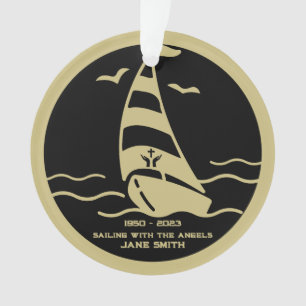 In Memory Of A Sailor Garden Ornament