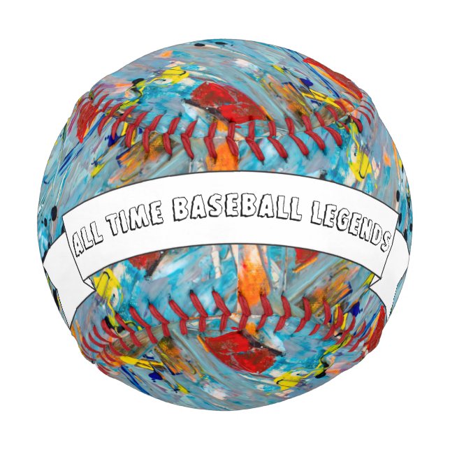 In Memory of Baseball Legends Baseball (Back)