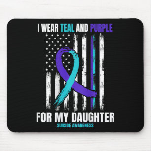In Memory Of Daughter Suicide Awareness American F Mouse Pad