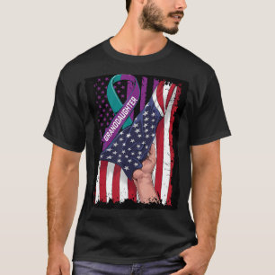 In Memory of Granddaughter Suicide Awareness USA F T-Shirt
