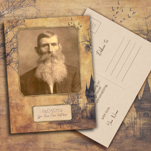 In Memory of Grandfather Grandmother Old fashioned Postcard