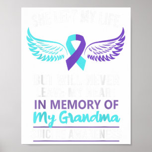 In Memory Of Grandma Suicide Awareness Prevention  Poster