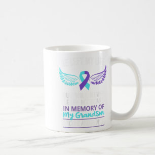 In Memory Of Grandson Suicide Awareness Prevention Coffee Mug