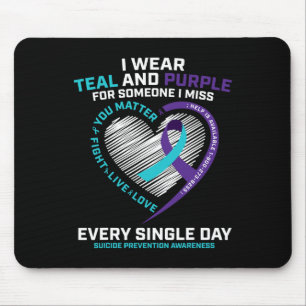 In Memory Of I Miss Son Mum Dad Suicide Prevention Mouse Pad