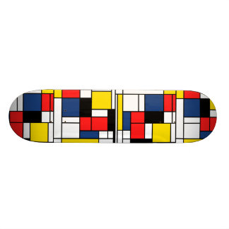 In Memory of Mondrian - Skate Deck