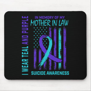 In Memory Of Mother In Law Suicide Awareness Ameri Mouse Pad
