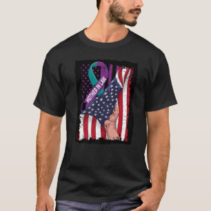 In Memory of Mother In Law Suicide Awareness USA F T-Shirt