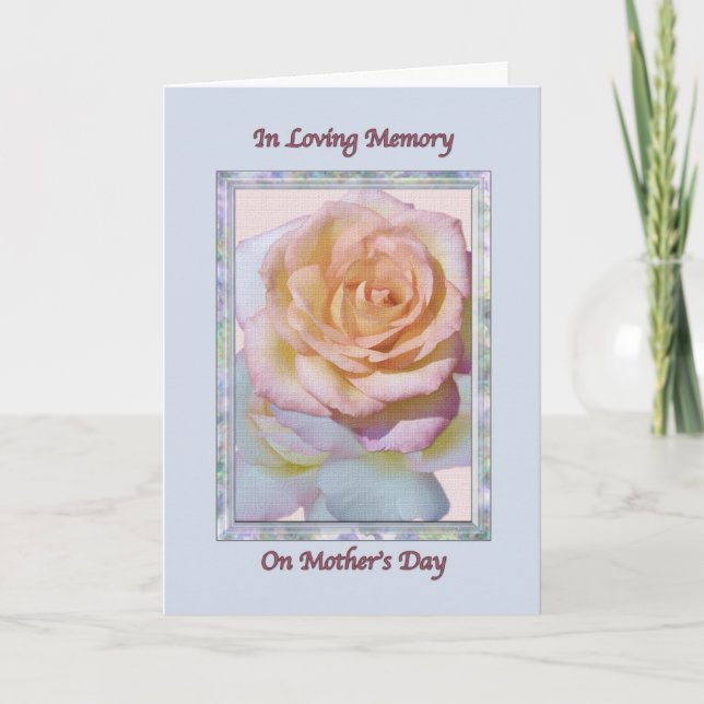 In Memory of Mother Mother's Day Card (Front)