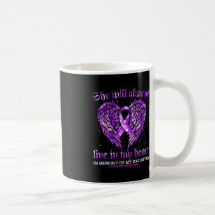 In Memory Of My Daughter Overdose Awareness Angel  Coffee Mug