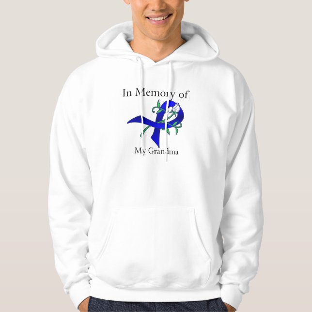In Memory of My Grandma - Colon Cancer Hoodie (Front)