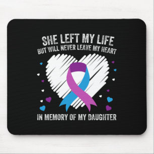 In Memory of My Loving Daughter Suicide Prevention Mouse Pad