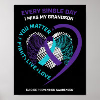 In Memory Of My Loving Grandson Suicide Prevention